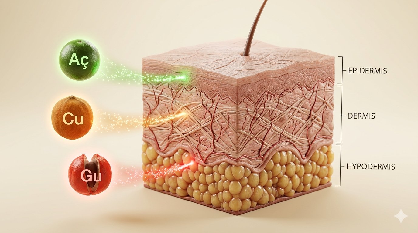 How Brazilian botanicals penetrate skin layers