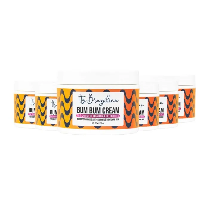 6 jars of Bumbum Brazilian Lift & Firm Cream
